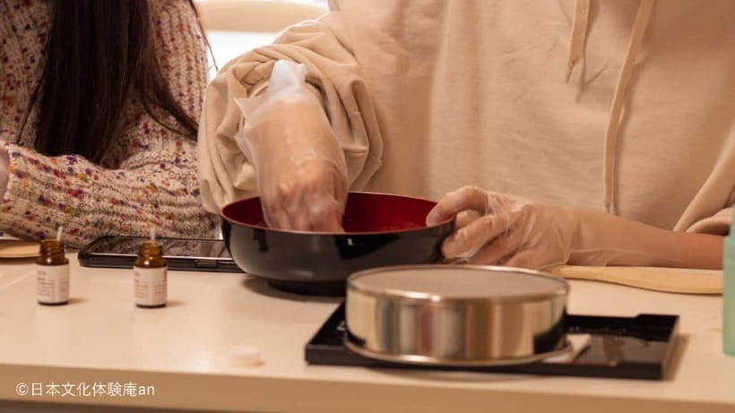 2 Types of Japanese Sweets making and Tea Ceremony - What the 125-minute schedule feels like