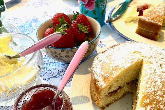 A Fun Afternoon of Baking Scones and Afternoon Tea - Preparing cucumber sandwiches and hearing the tea stories
