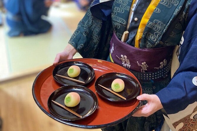 A Unique Antique Kimono and Tea ceremony Experience in English - Preparing matcha, then sharing tea and sweets