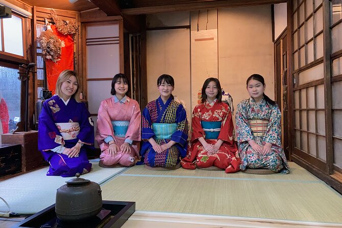A Unique Antique Kimono and Tea ceremony Experience in English - Choosing an antique kimono and obi