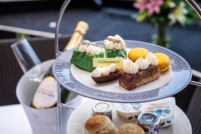 Afternoon Tea River Cruise on the Thames - What arrives on the afternoon tea stand