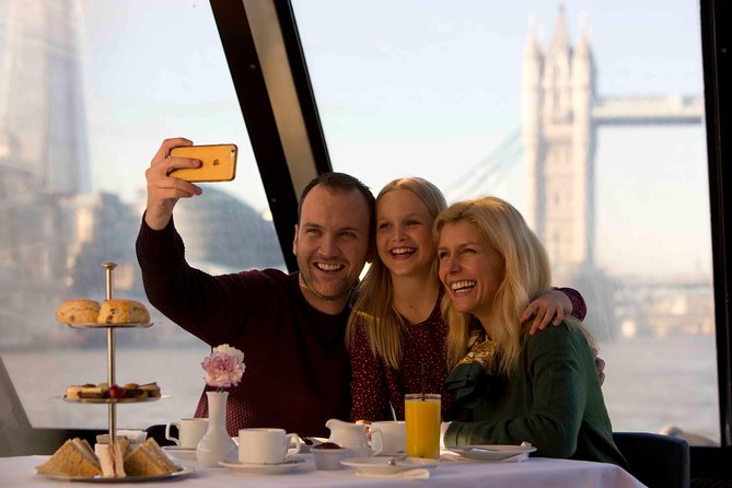 Afternoon Tea River Cruise on the Thames - Shakespeare’s Globe, the South Bank, and the London Eye