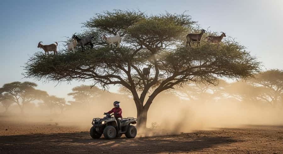 Agadir: Quad Bike Safari Desert With Moroccan Tea - A simple quad safari outside Agadir
