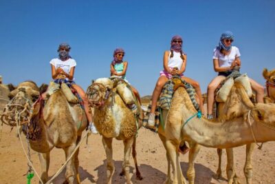 Agadir/Taghazout/Port: Camel Ride Tea & BBQ Option
