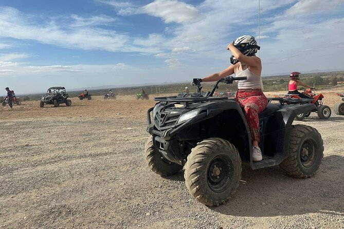 Agafay Desert, 2H of Quad Biking, tea & transfer from Marrakech - Riding through Agafay’s dry valleys and trails