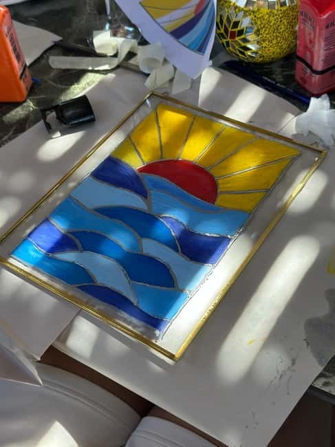 Antalya: Frame Glass Painting Workshop with Turkish Tea - A hands-on souvenir near Antalya Old Town