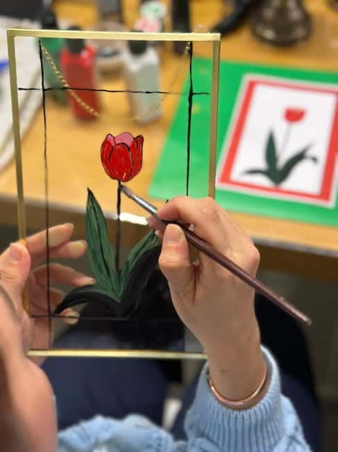 Antalya: Frame Glass Painting Workshop with Turkish Tea - Is $40 good value for two hours?