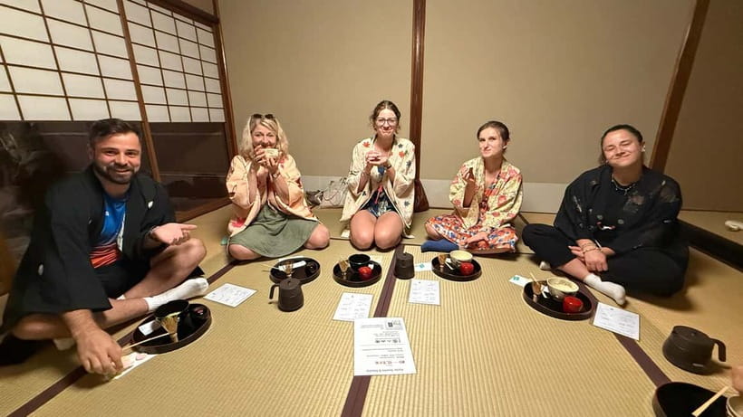 Authentic Tea Ceremony & Sushi in The Museum of Kyoto - A basement tea house with an Edo-period mood