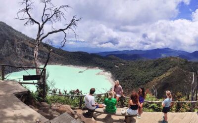 Bandung: White Crater, Scenic Tea Plantations & Hot Spring