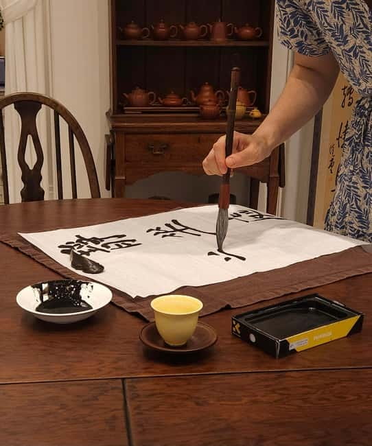 Busan: Join a Tea Ceremony & Create a Calligraphy Memento - Three seasonal teas and tea snacks
