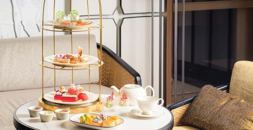 Chiang Mai InterContinental Afternoon Tea & Teresa Teng Room - What the dragon fruit tea set adds