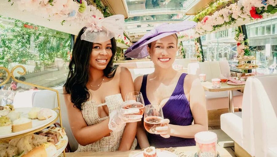 Chicago: Tea Around Town With Curated Teas & Iconic Sights - A floral tea room above Chicago’s streets