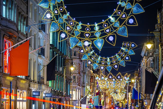 Christmas Lights Afternoon Tea Bus Tour - The view from the coach, including the drawbacks