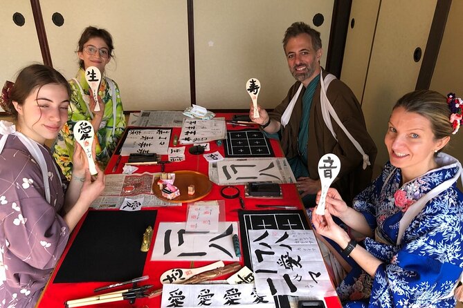 Cultural Activities :Kimono, tea ceremony, Calligraphy and Amulet - Amulet making is the most unusual part