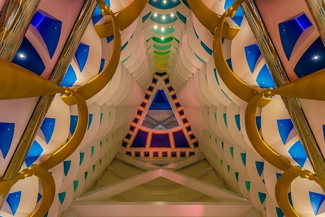 Dubai Burj Al Arab Guided Tour with High Tea Experience. - High tea beneath the atrium