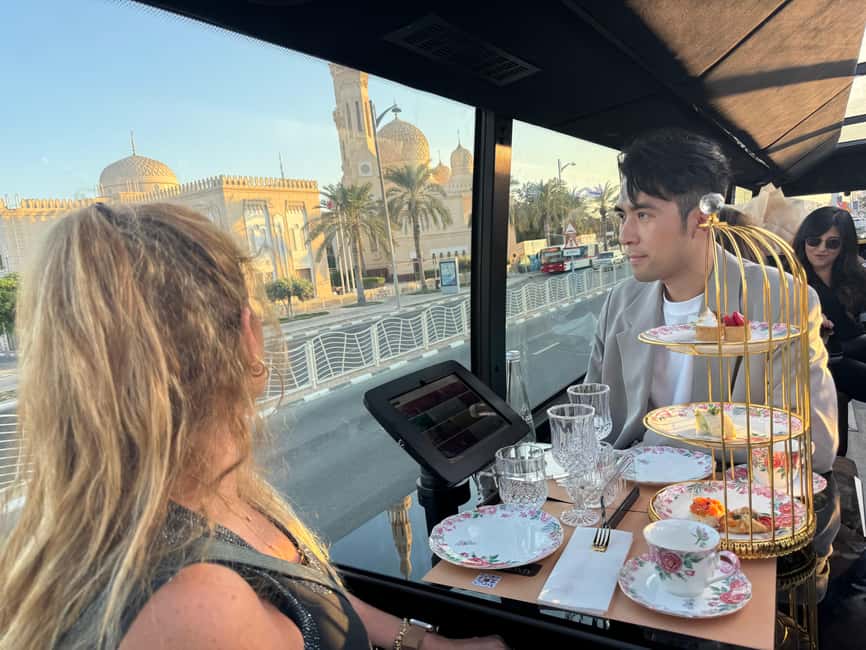 Dubai: Bustronomy Panoramic Afternoon Tea City Tour - Key points at a glance