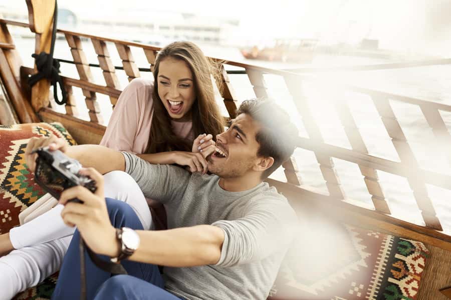 Dubai: Sunset Cruise on Traditional Boat & Emirati High Tea - Finding the boat at Dubai Festival City Mall