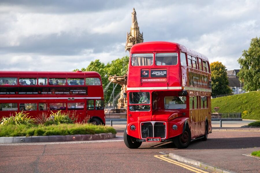 Edinburgh: Vintage Bus Tour with Afternoon Tea or Gin - Key points to know before booking