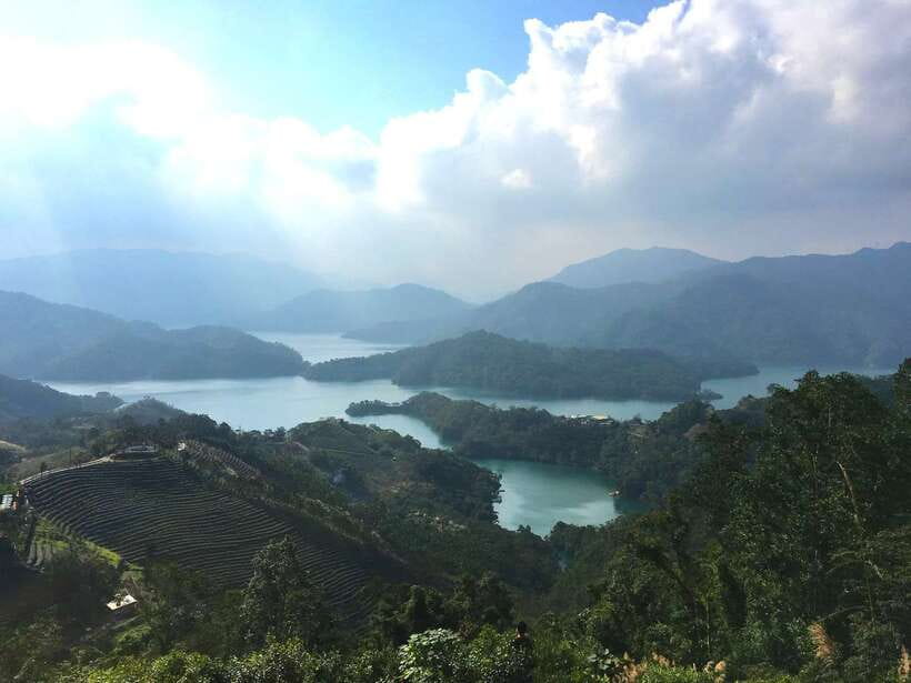 From Taipei: Thousand Island Lake and Pinglin Tea Plantation - Pinglin Tea Museum in a Hokkien courtyard