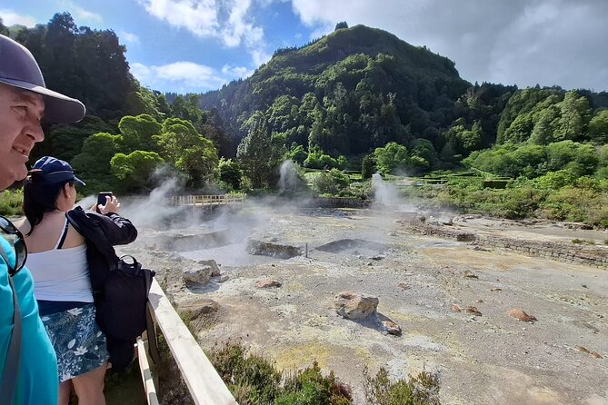 Furnas : Volcano Wonders, Tea Plantation & Waterfall Tour - Santa Iria viewpoint and the north coast