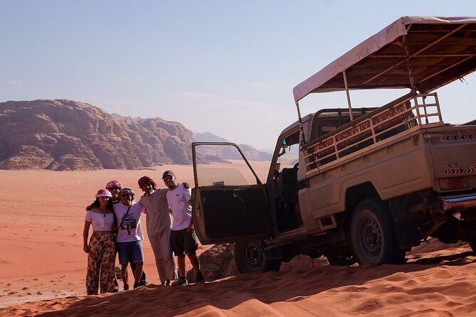 Half day Jeep Tour in Wadi Rum incl. water and Bedouin tea - Khazali Canyon and Its Inscriptions