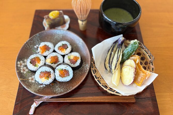 Hokkaido Seafood Sushi Rolls Experience with Matcha, in Sapporo - The 10:00 a.m. introduction to Hokkaido food