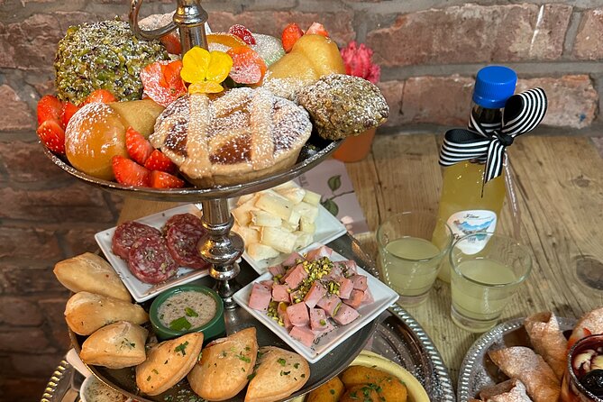 Italian Afternoon Tea Experience in Manchester - Savoury Sicilian bites come first