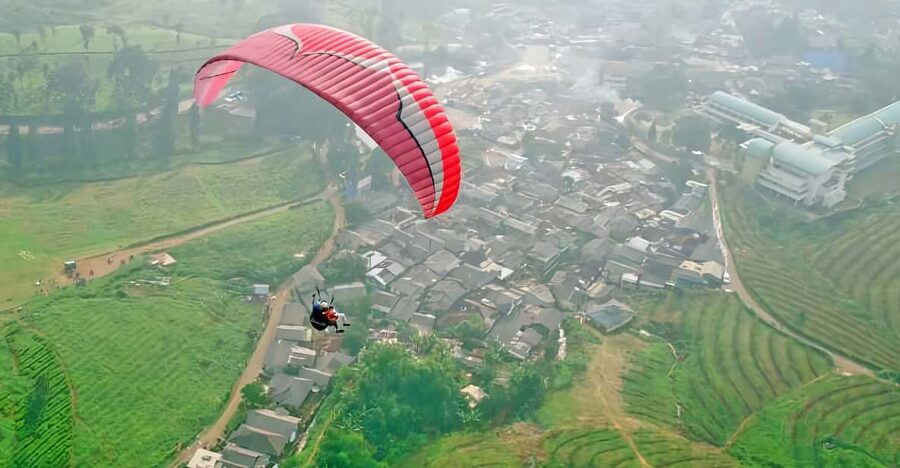Jakarta: Paragliding on Top Mountain & Tea Plantation - Gunung Mas adds a slower stop after the adrenaline