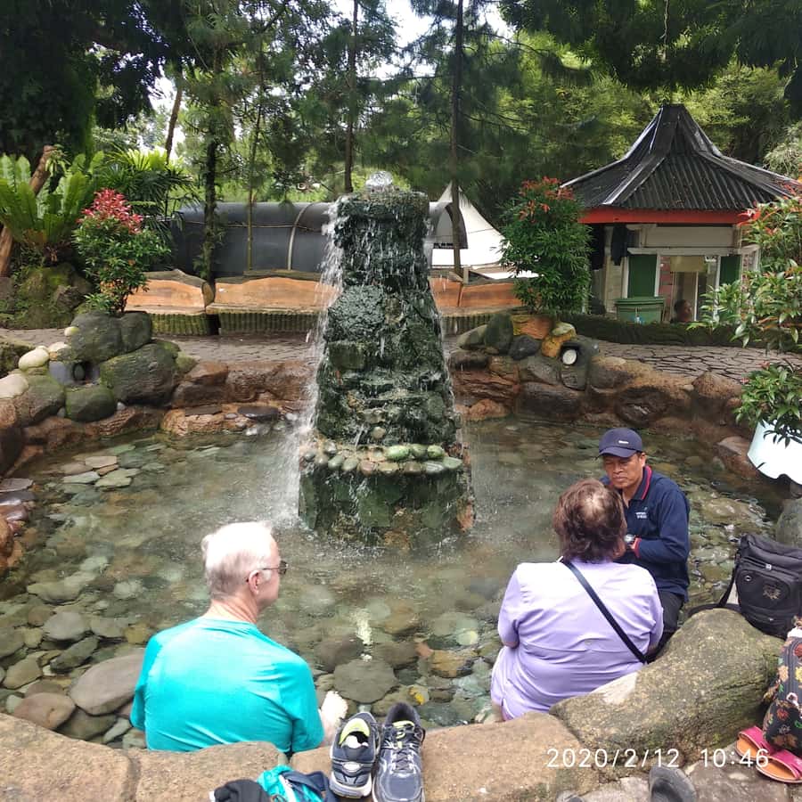 Jakarta :Volcano, HotSpring, Tea Factory, RiceField, &Coffee - Ending at Sari Ater Hot Spring