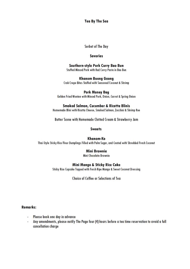 Koh Samui: The Page Afternoon Tea at The Library - What makes The Page Afternoon Tea different