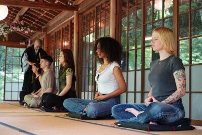 Kyoto Hidden Riverside Zen Mediation and Uji Matcha Experience