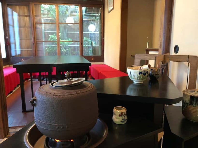 Kyoto: Kimono and Tea Ceremony Experience at Cultural Asset - Entering Tondaya, an old Kyoto townhouse