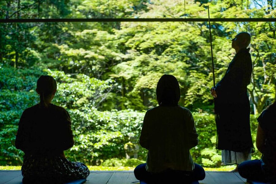 Kyoto: Nighttime Zen Meditation and Matcha Tea Experience - The Sehakuan tea room and Kano Sansetsu’s paintings