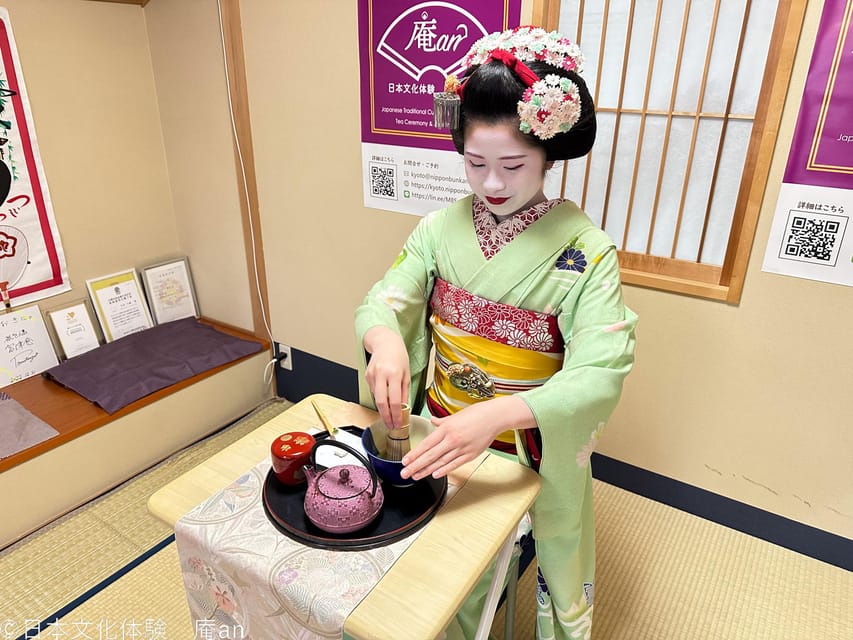 Kyoto: Tea Ceremony with Maiko Premium - The 90-minute program, step by step