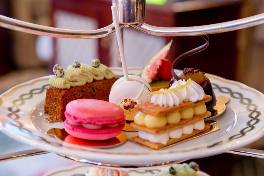London: Afternoon Tea at The Milestone with Champagne Option - Scones with Cornish cream and homemade preserve
