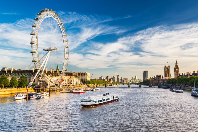 London: Afternoon Tea Bus Tour with Prosecco & London Eye Option - Crossing Tower Bridge