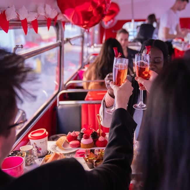 London: Afternoon Tea Sightseeing Bus Tour - Commentary, music, and the limits of a moving tour
