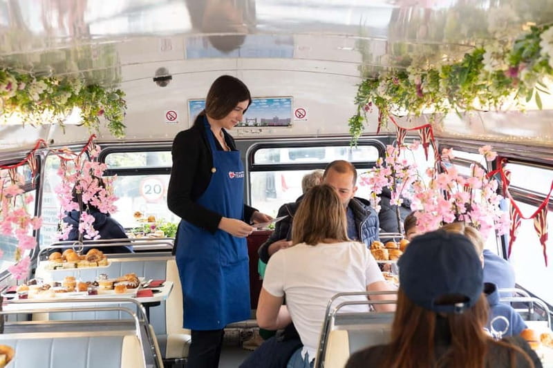 London: Great British Afternoon Tea Bus Tour - Afternoon Tea on a Moving Bus