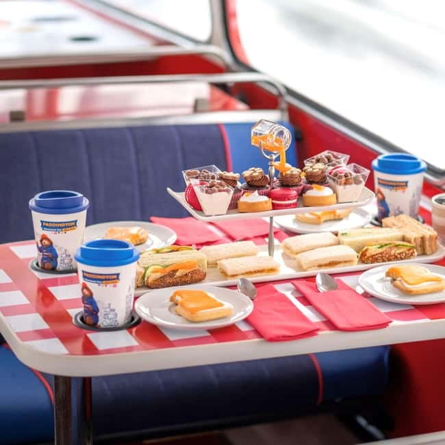 London: Paddington Bear Themed - Afternoon Tea Bus Tour - Trafalgar Square, Piccadilly Circus, and classic London scenes