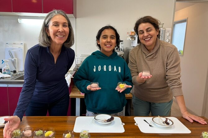 Making Japanese desserts Nerikiri & drinking matcha in Tokyo - Who will enjoy this class most?