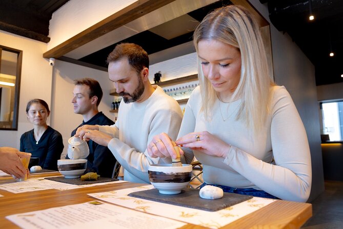 Matcha Making Class in Osaka with Authentic Japanese Sweets Set - Small-group teaching and English support