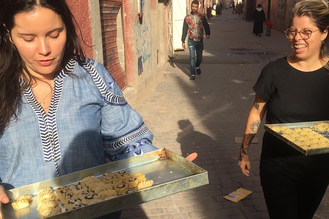 Moroccan Hands on traditional pastries & Tea class in Marrakech - A pastry lesson inside the Marrakech medina
