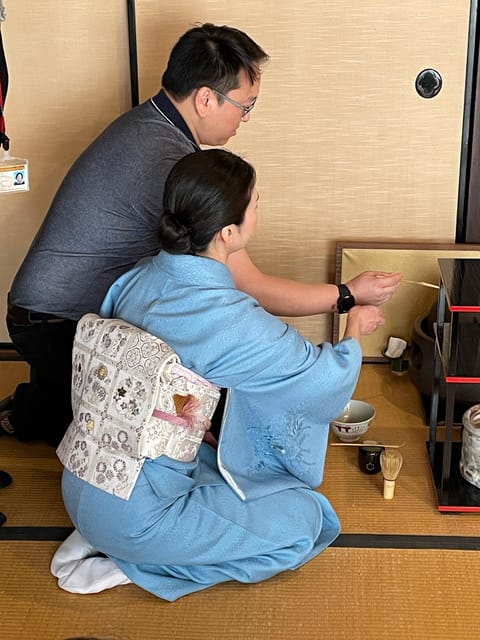 Osaka : Exclusive Tea Ceremony & Wagashi Cooking - The small museum and the kimono option
