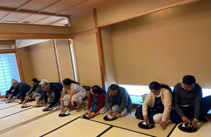 Osaka; Japanese Tea ceremony experience, Macha and Sencha - Why the tatami room adds value