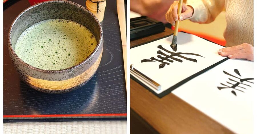 Osaka: Private Tea Ceremony and Calligraphy Experience - Tea ceremony first: matcha, manners, and sweets