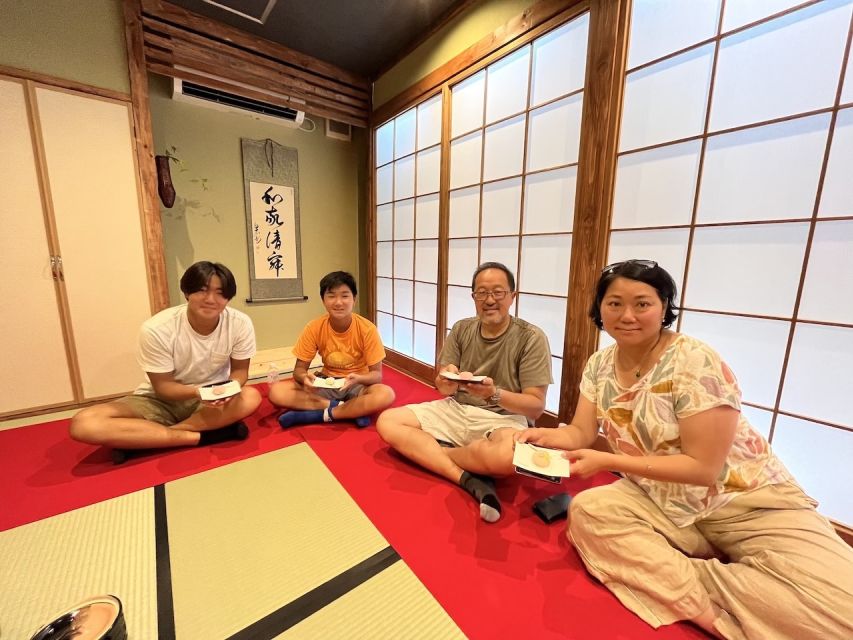 Osaka: Tea Ceremony Experience - Seasonal sweets make the bitter tea easier to appreciate
