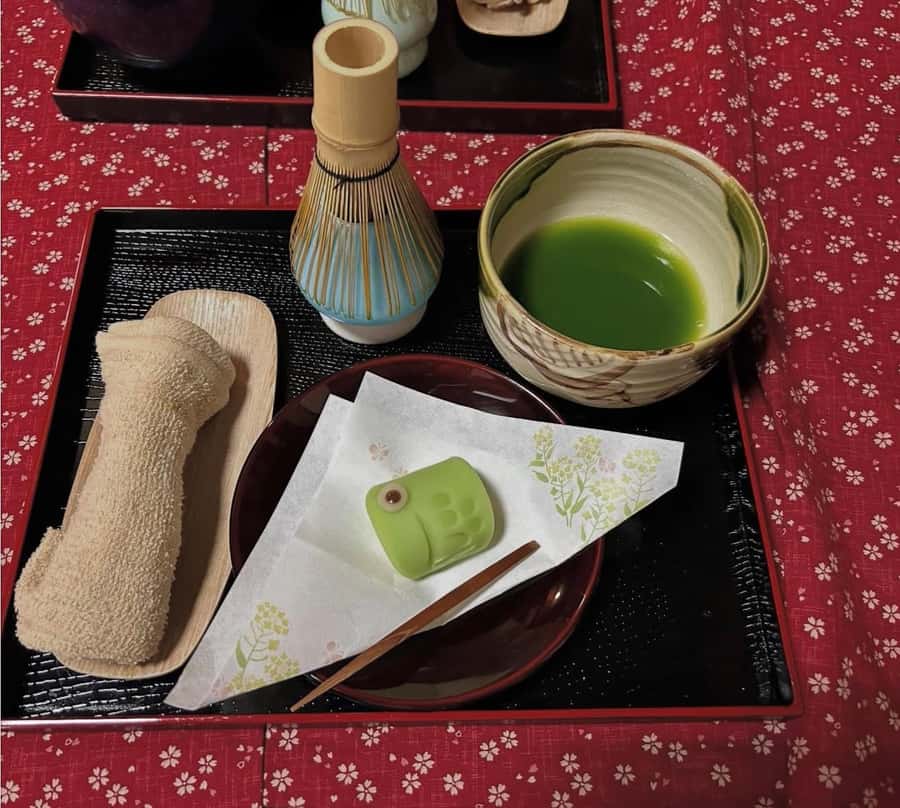 Osaka Temple Cool Foot Bath & Matcha Experience〈45min〉 - Learning to make matcha instead of only drinking it