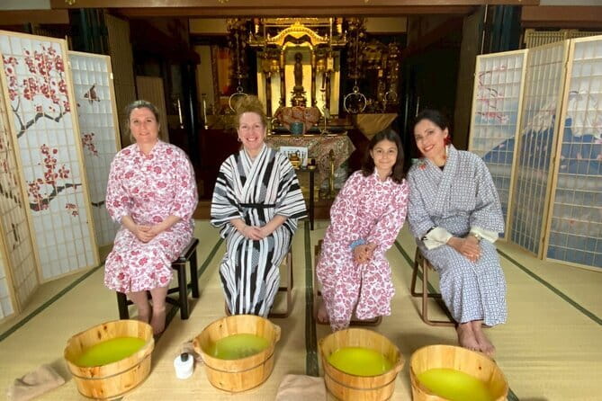 Osaka:Zen Tea Ceremony and Foot Bath Experience<45min> - A Quiet Temple Break in Osaka’s Kitahorie District