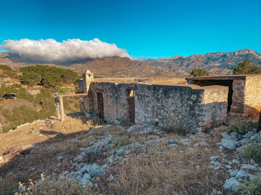 Pigadia: Agia Kyriaki Guided Hike with Coffee/Tea and Raki - Olive groves, old stables, and an ancient temple