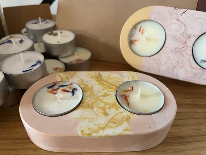 Prague: Craft your unique tea-candle holder set - A creative break from Prague sightseeing